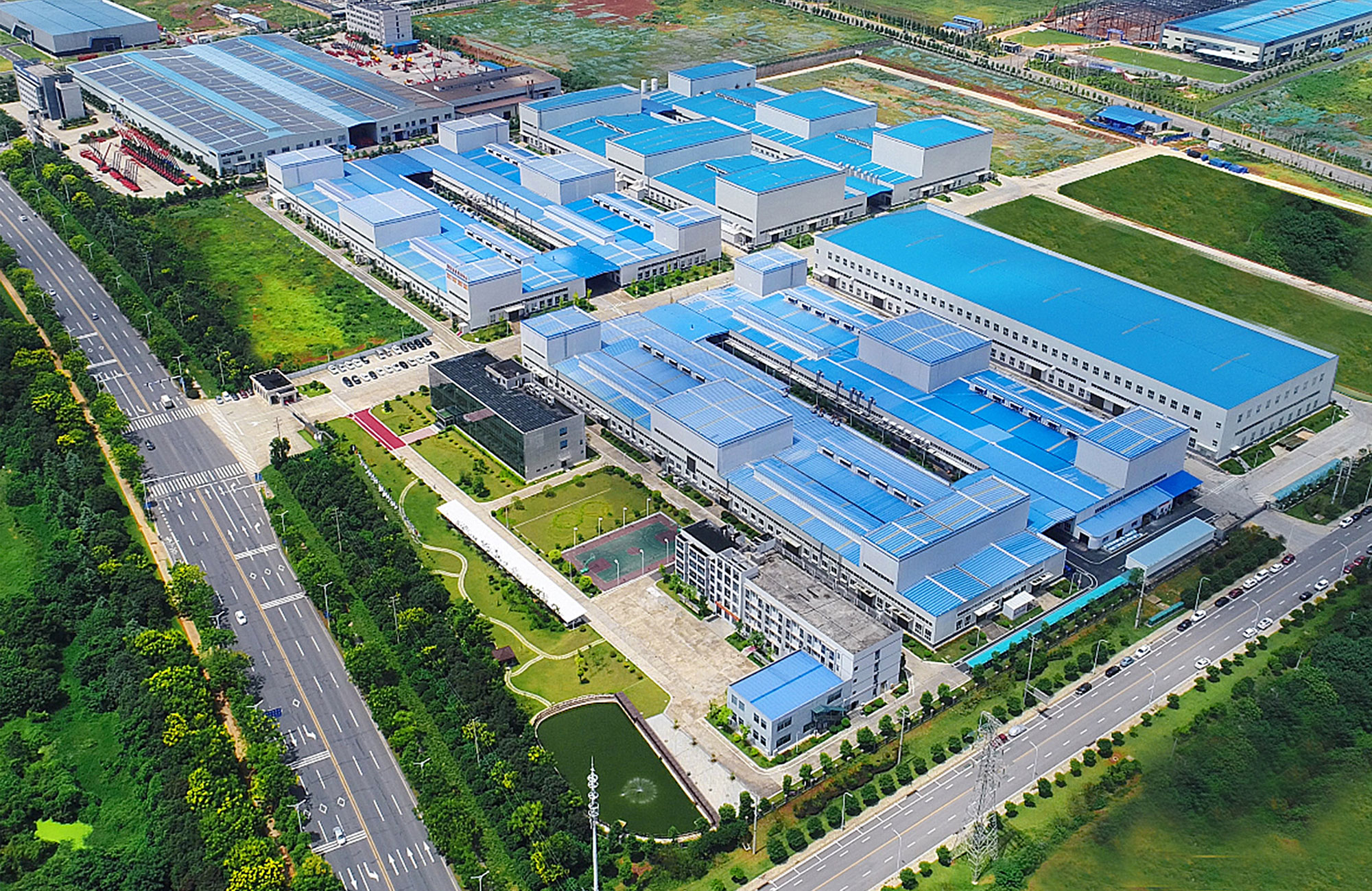 Die Hunan Shanshan Energy betreibt vier Produktionsstätten für Kathodenmaterialien und deren Vorprodukte in Hunan und Ningxia. Das Bild zeigt den Standort Ningxiang in der Provinz Hunan. Foto: BASF